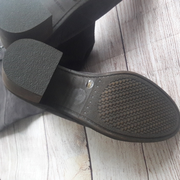 Lucky Brand Rayla gray suede over the knee stacked heel boots - Picture 6 of 14